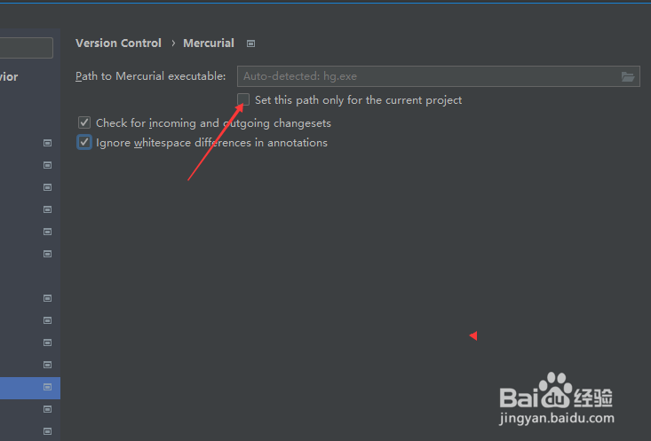 WebStorm怎么设置仅为当前项目设置此路径