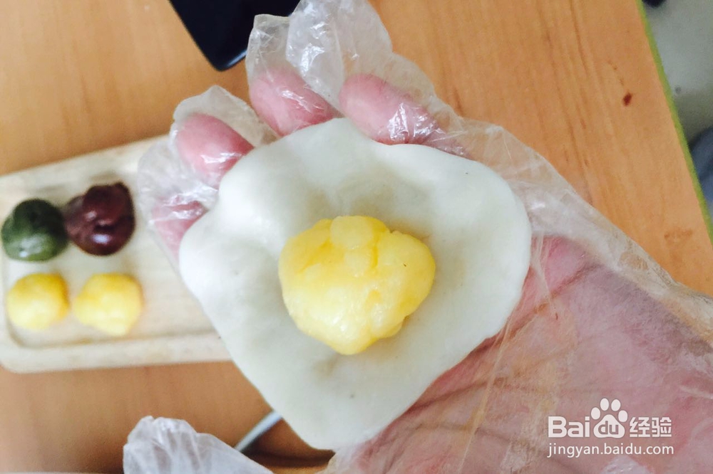 七彩冰皮月饼怎么做