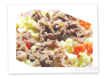 狗狗食谱：[3]羊肉鸡蛋马铃薯沙拉