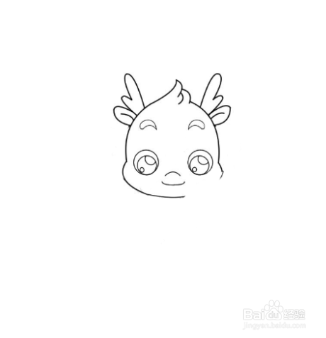 简笔画小伴龙的画法