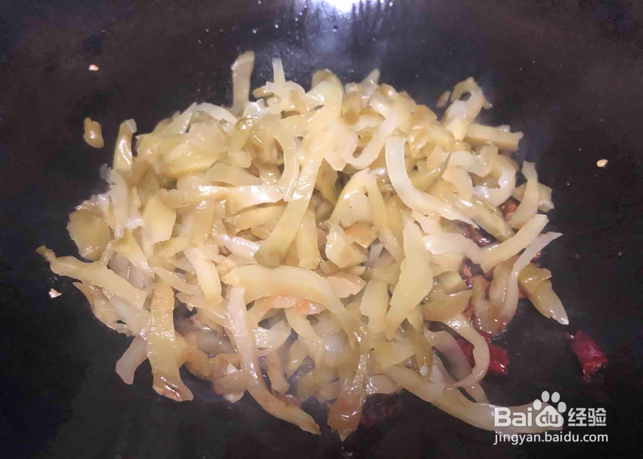 一步步做馋嘴的榨菜肉丝