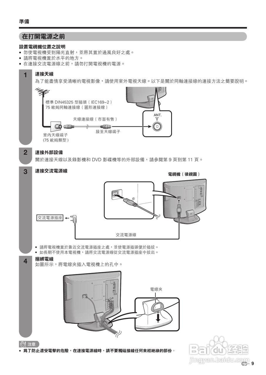 声宝LC-19A33H-BK型液晶电视机说明书:[2]
