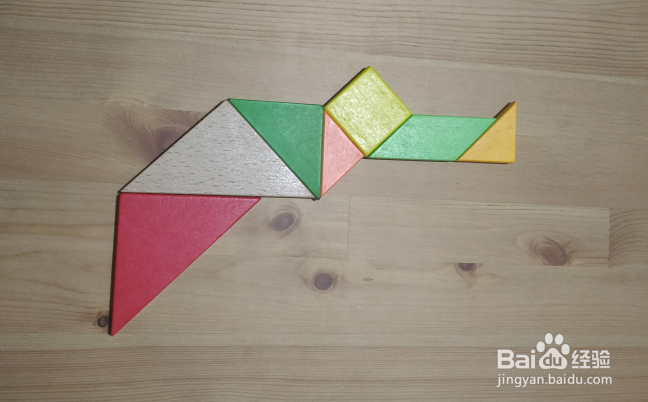 手枪用七巧板怎么拼接？