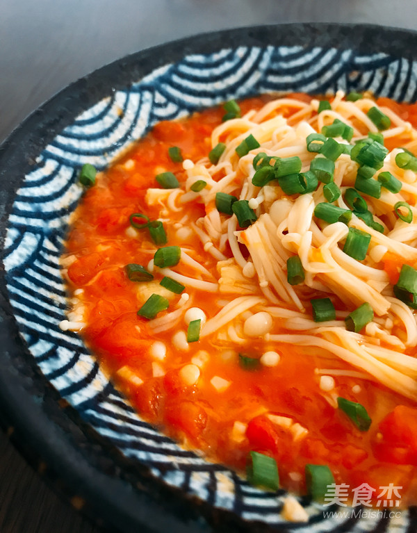 开胃茄汁金针菇