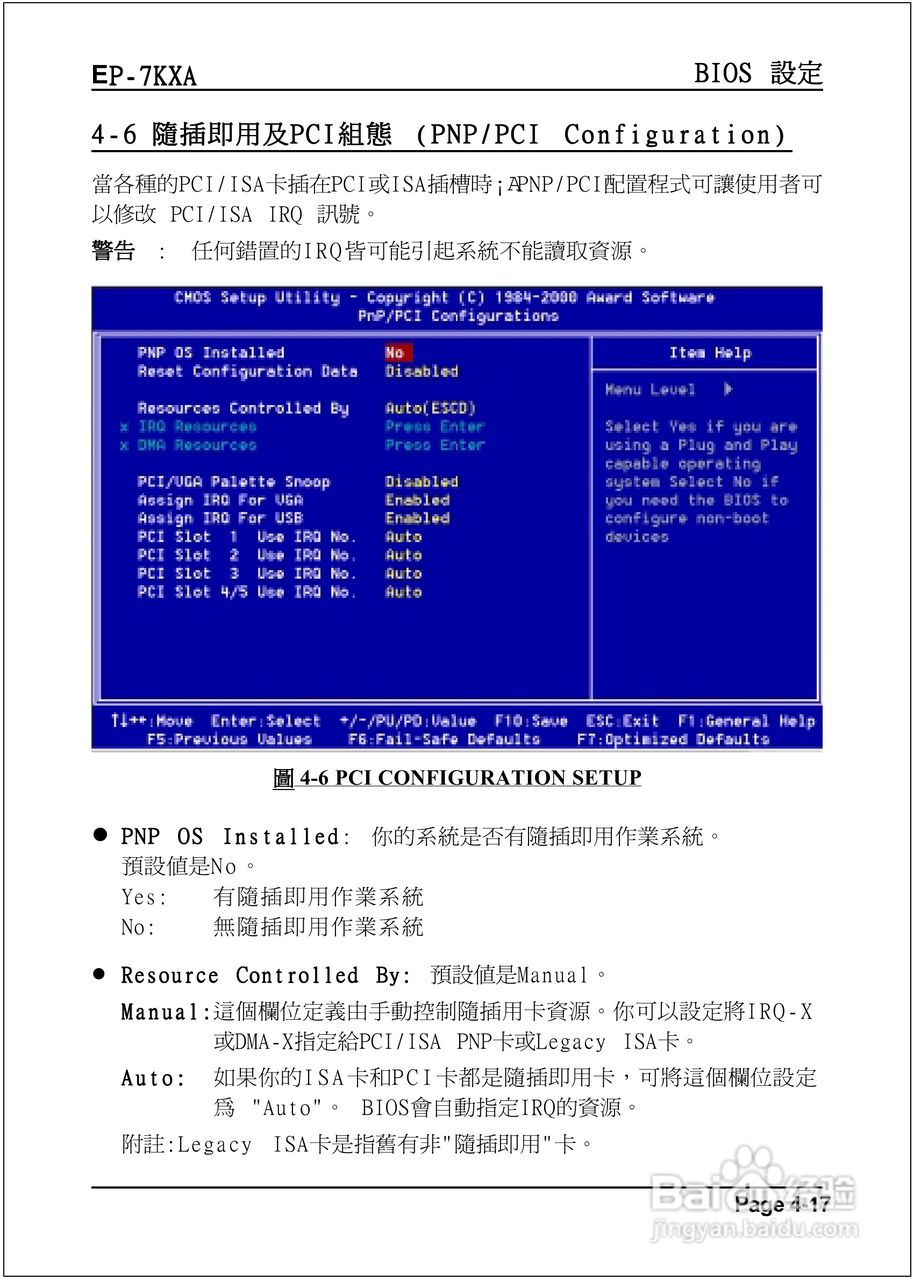 磐正EP-7KXA型主板说明书:[5]
