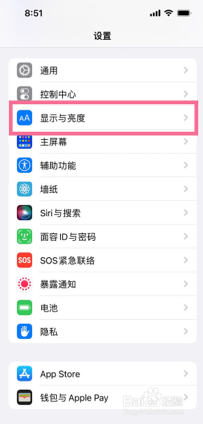 苹果手机视图放大在哪里设置