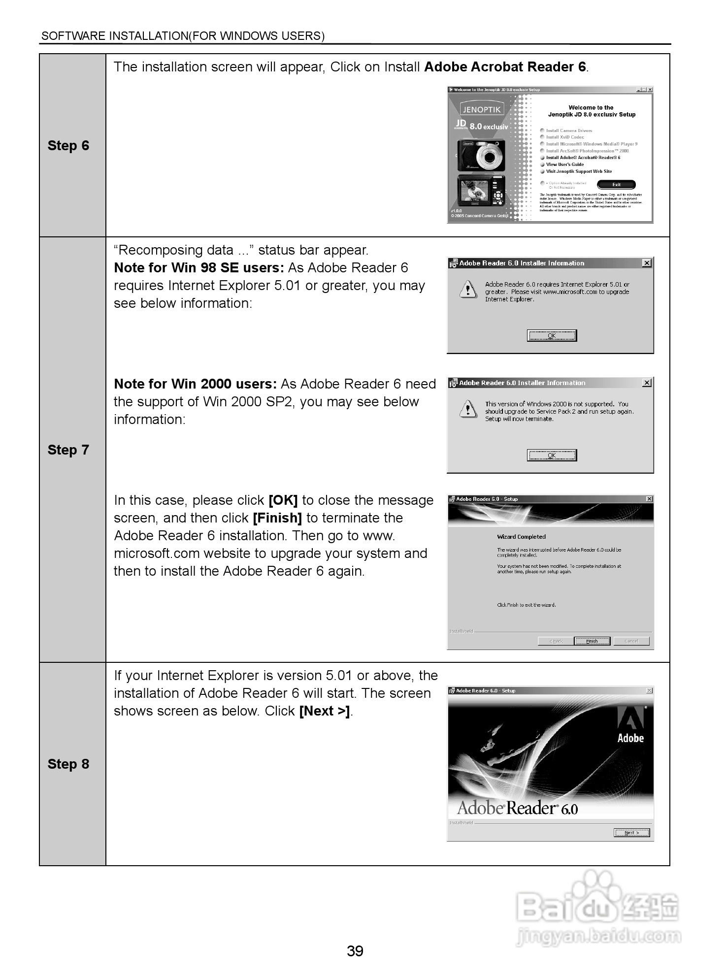 JENOPTIK JD 8.0z3 Exclusiv数码相机说明书:[4]