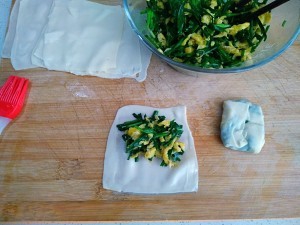 食补养生饺子皮版韭菜盒子