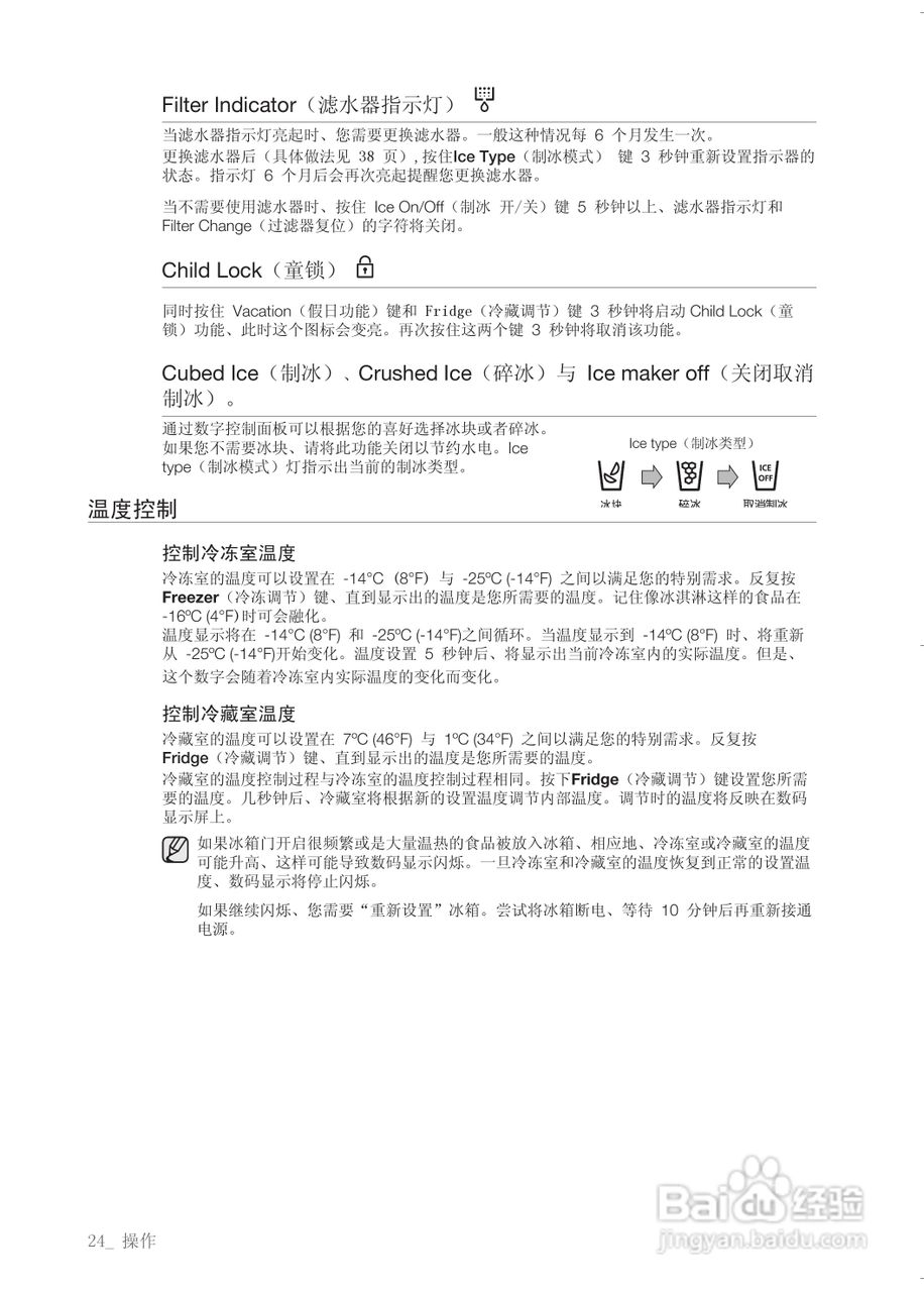 三星RSH1STSW电冰箱使用说明书:[3]