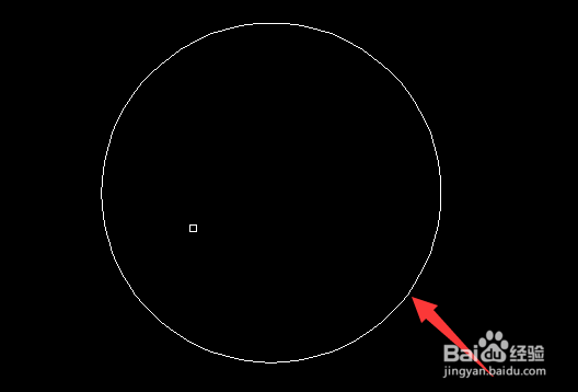 cad中左圆的内接正方形