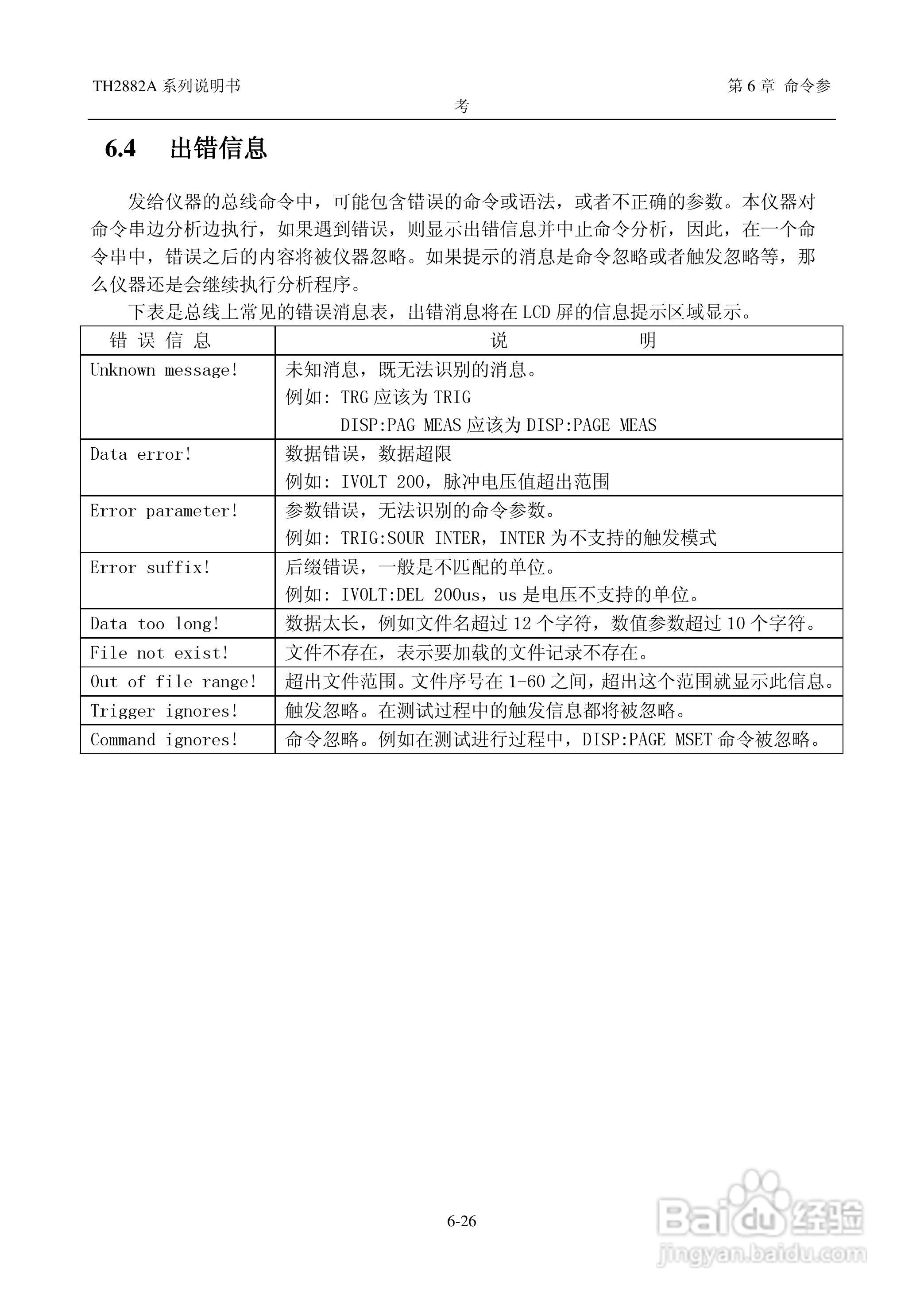 锦流源电子TH2882A-3 -5线圈类匝间绝缘测试仪说明书:[8]