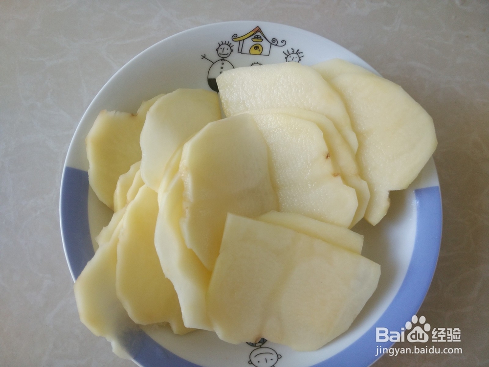 煎马铃薯片的做法