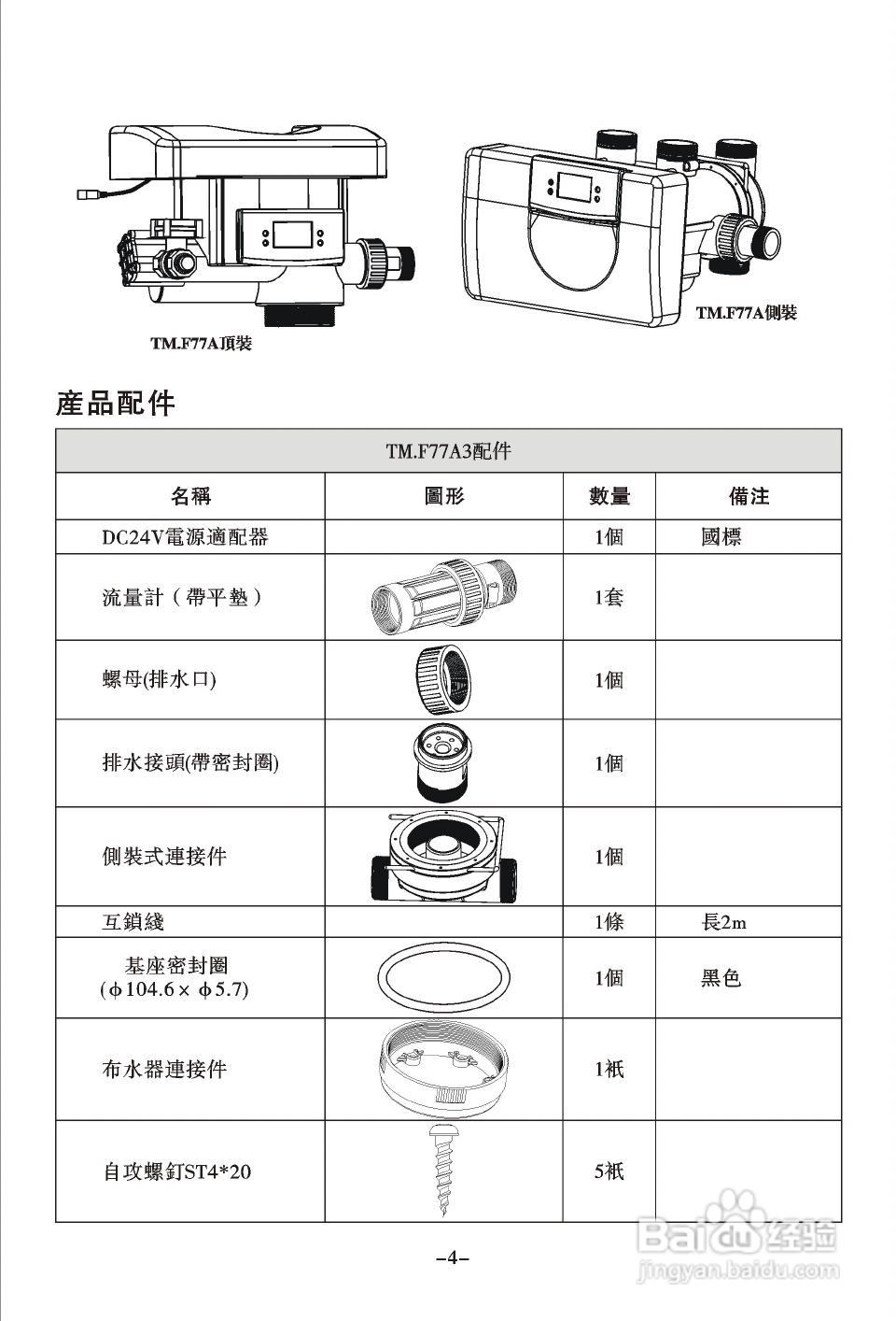 润新TM.F77A3多功能控制阀使用说明书:[1]