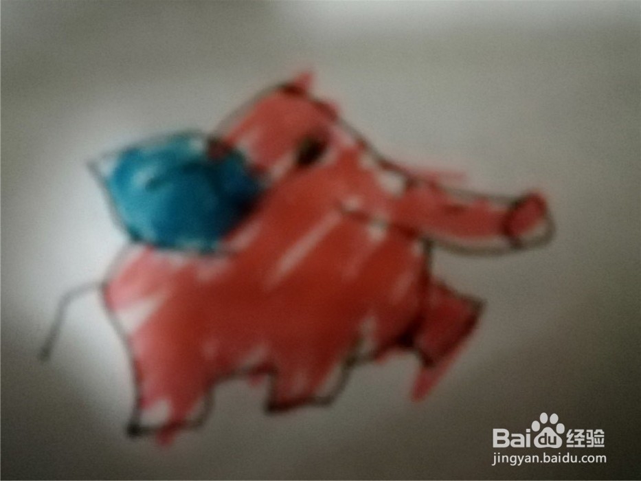怎么样用简笔画画小象