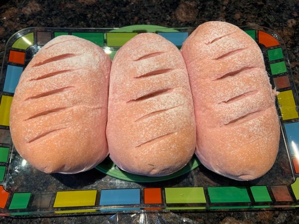 火龙果麻薯芋头欧包