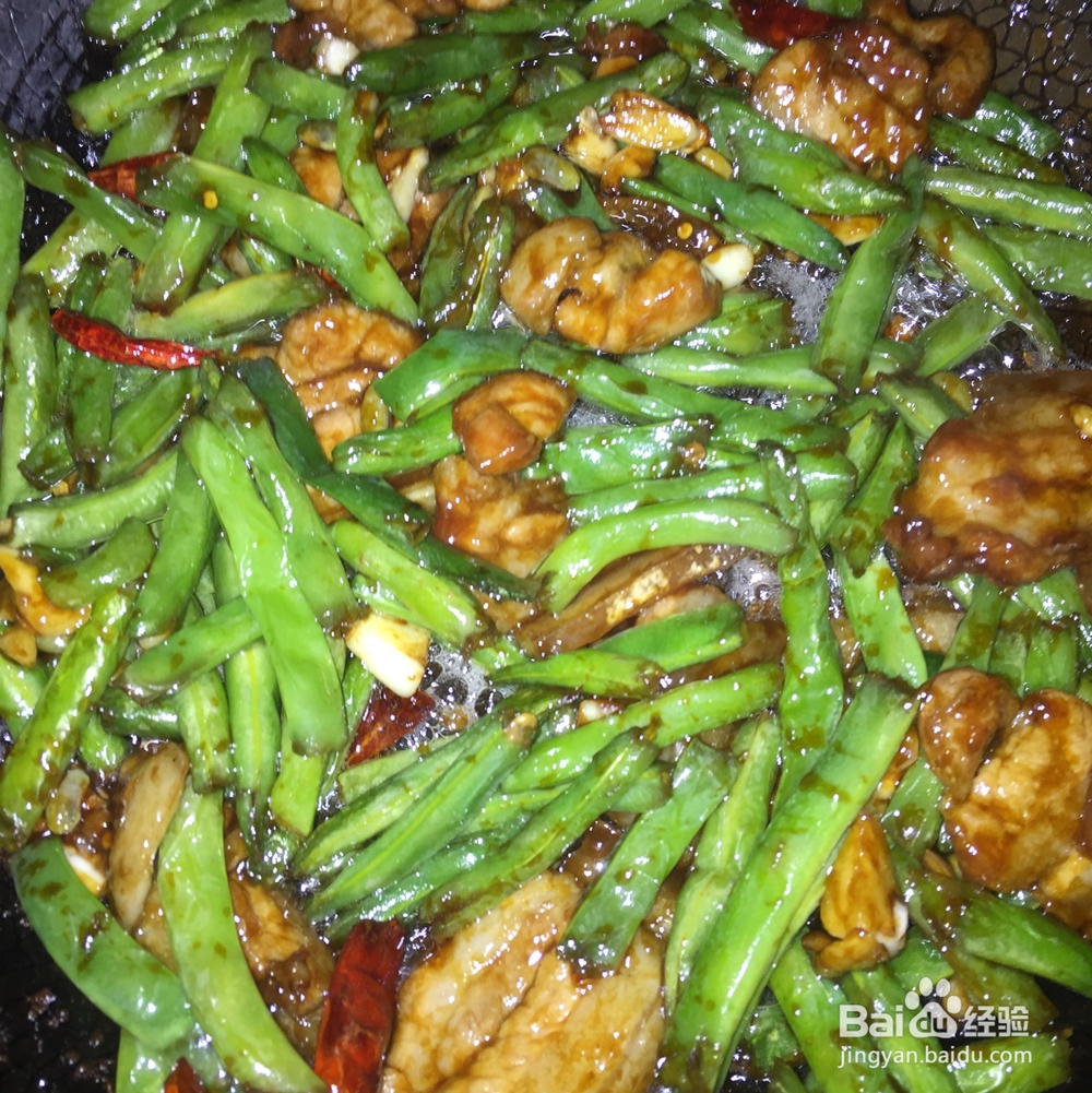 蚝油五花肉片炒四季豆