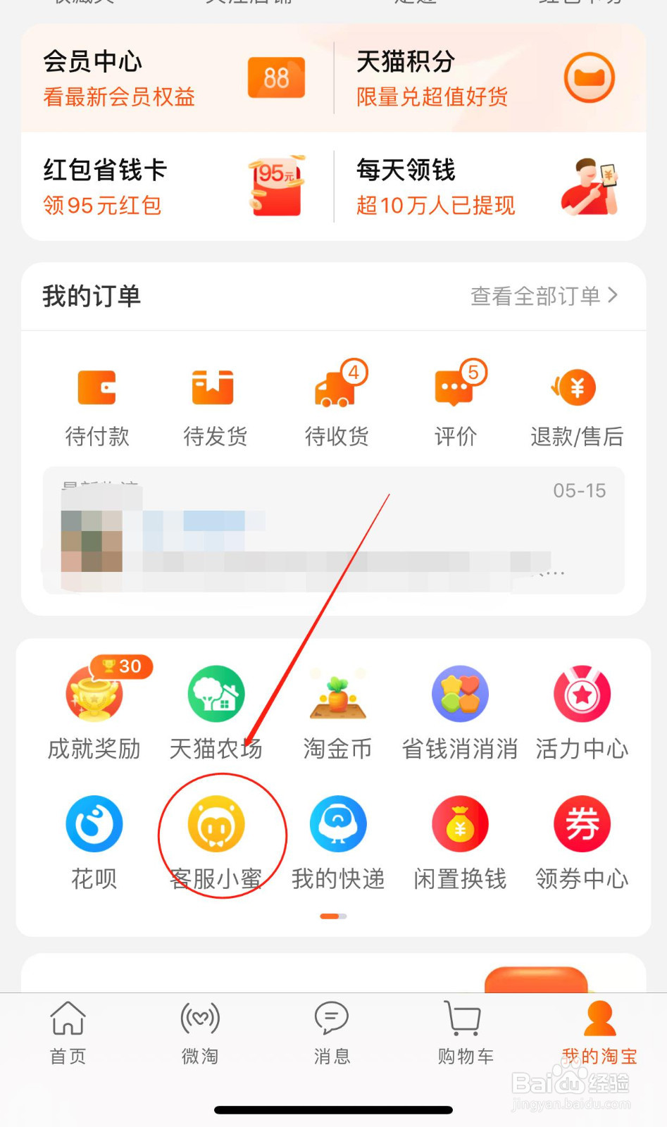 淘宝怎么查看已经提交的评价