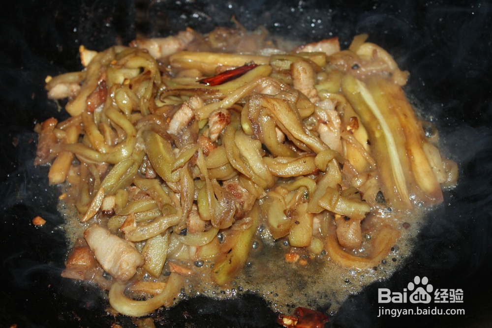 茄子的做法——美味的肉丁茄条