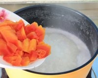 美味木瓜粥做法