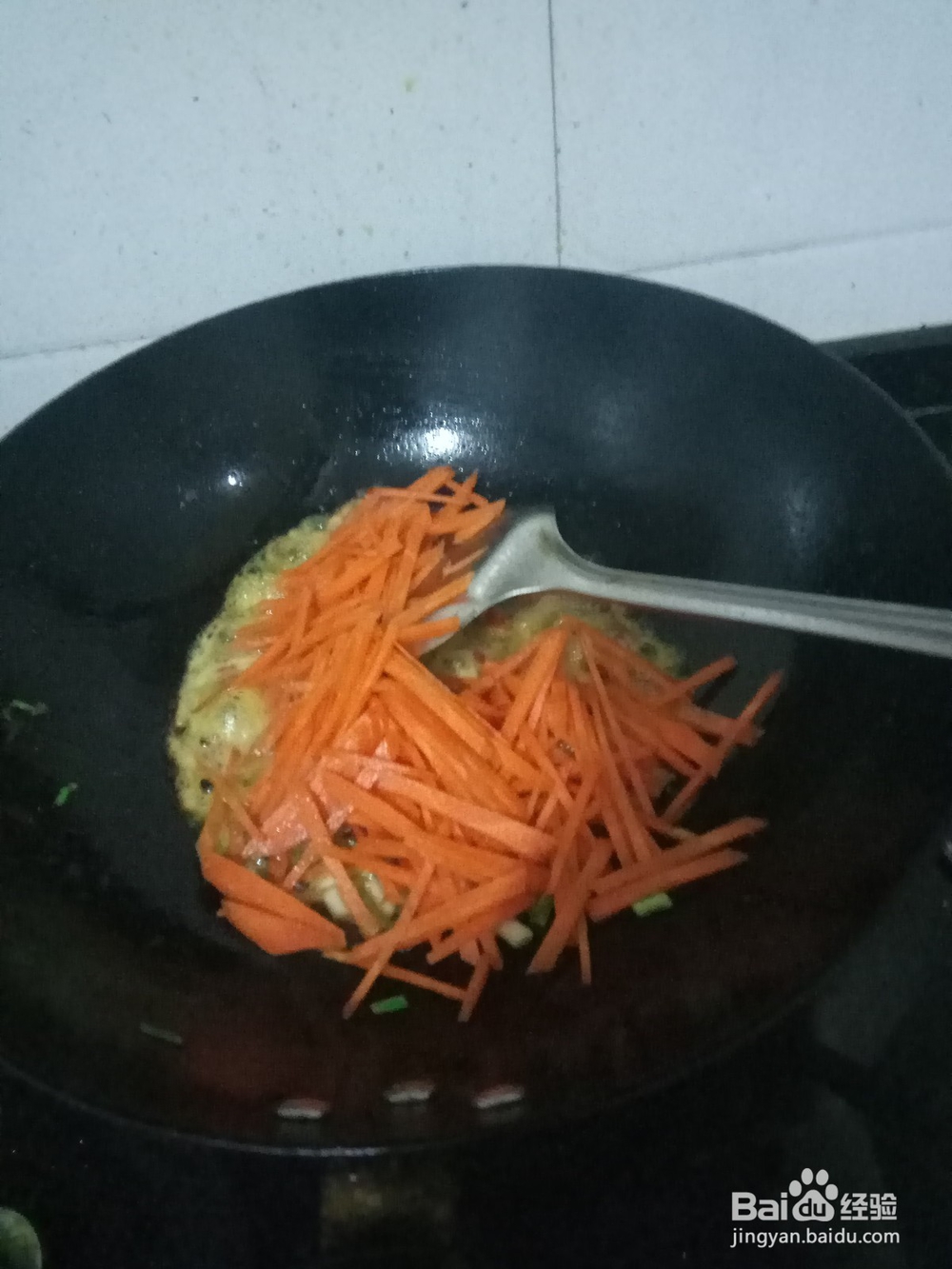 朝天椒清炒胡萝卜丝