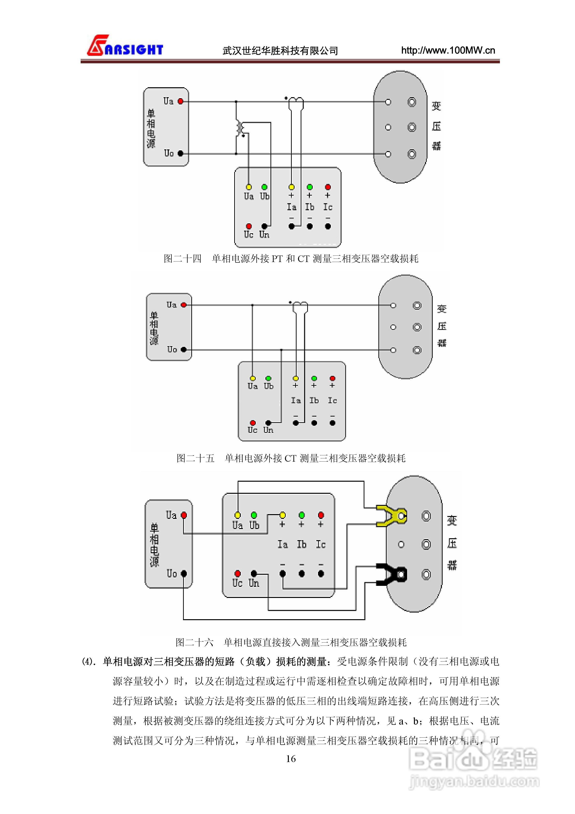 华胜FS20SN变压器容量特性测试仪说明书:[2]