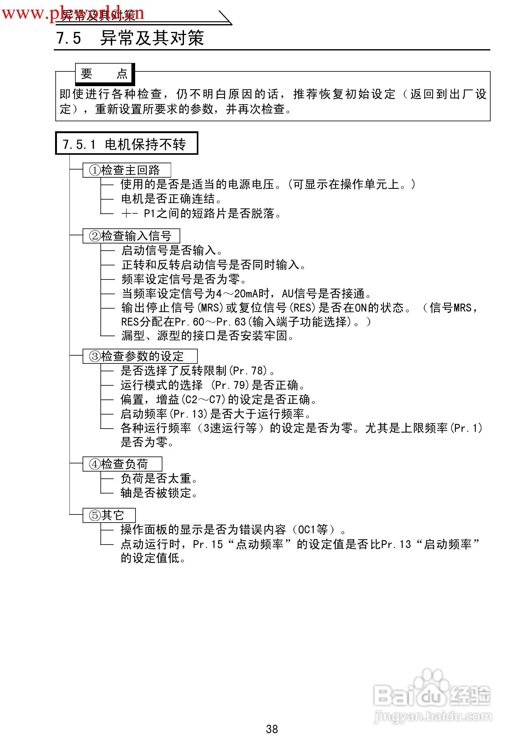 三菱FR-F500J变频调速器使用手册:[5]
