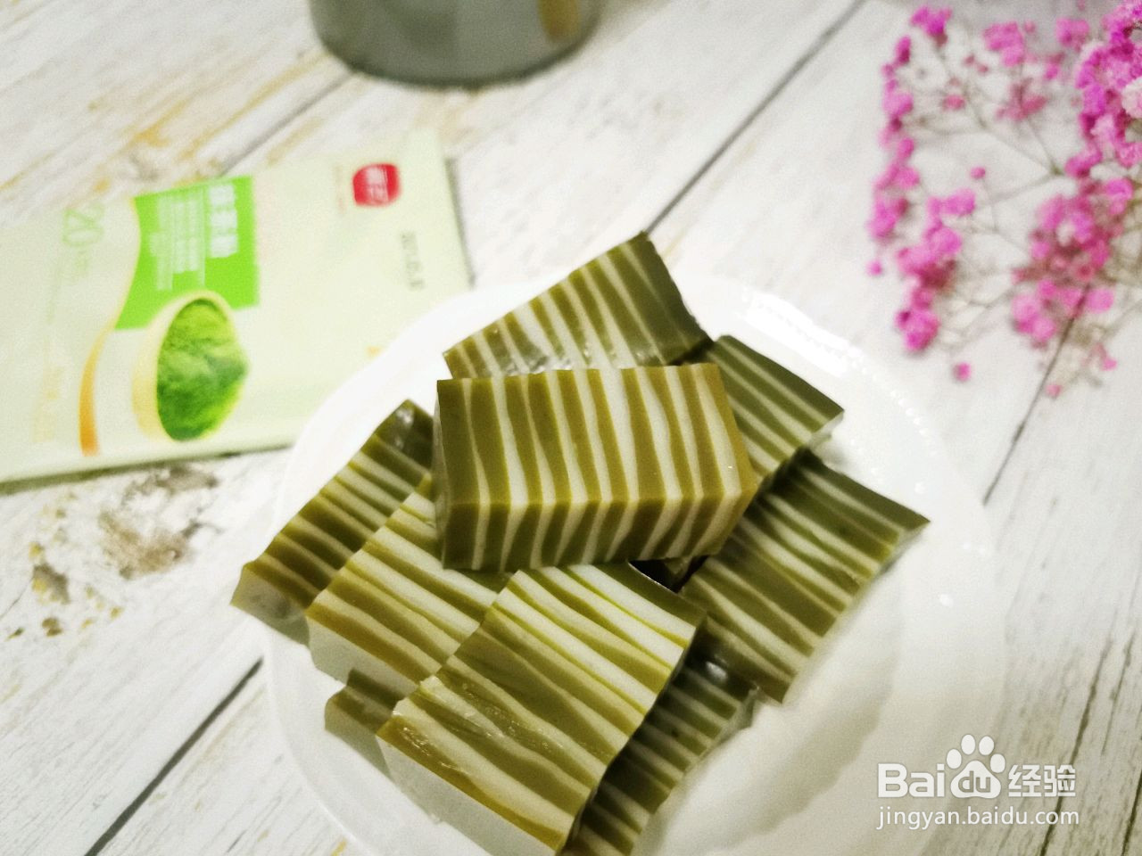 抹茶千层糕马蹄糕的做法