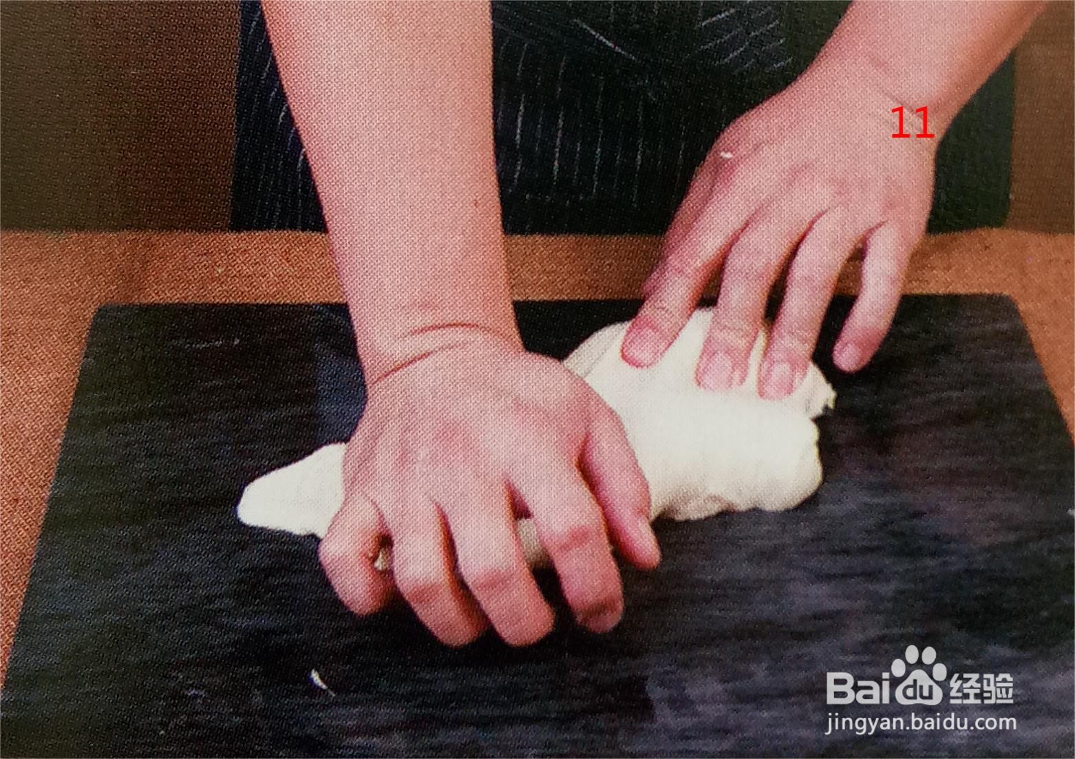 果子面包面团的制作