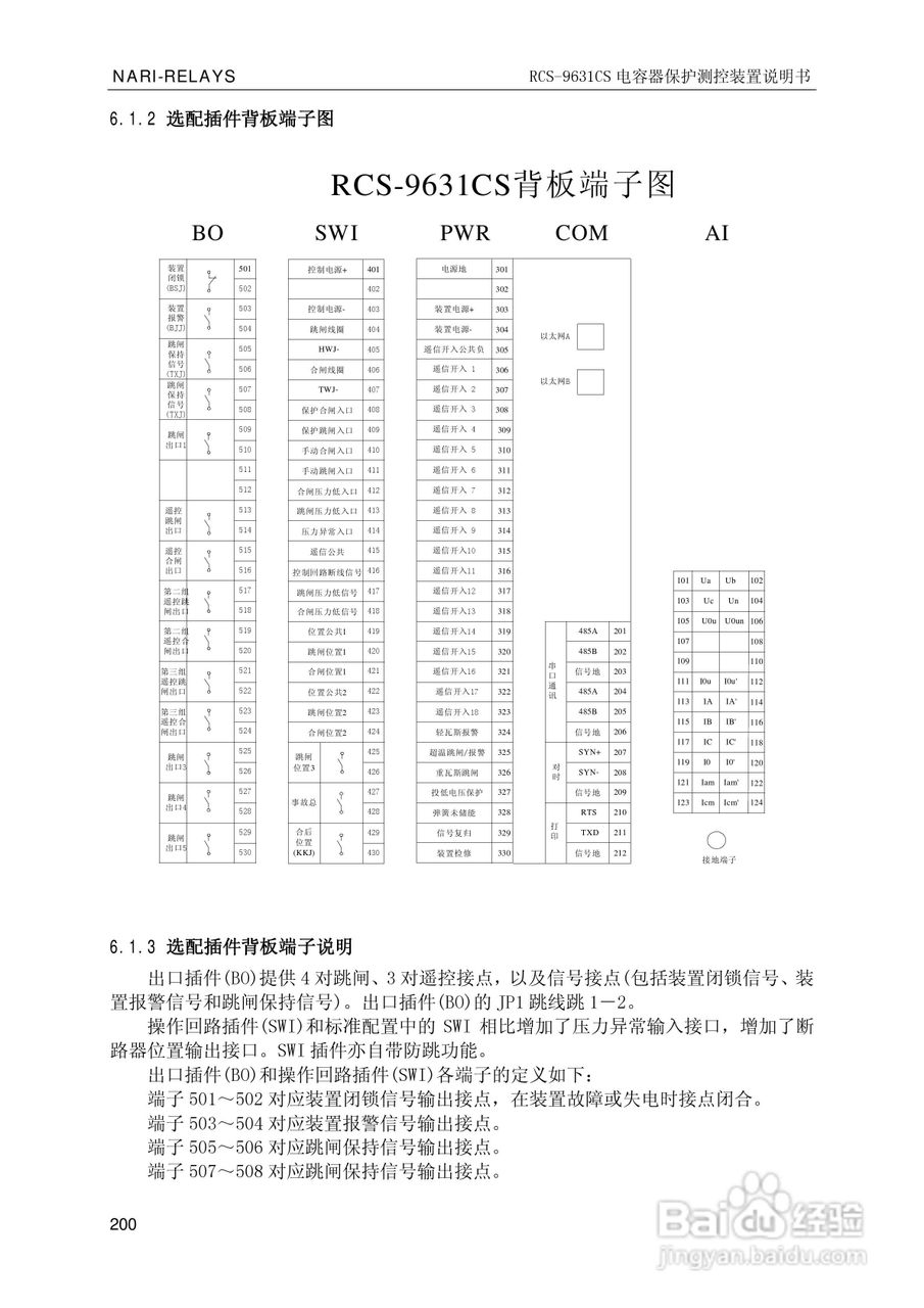 南瑞继保RCS-9681CS变压器后备保护测控装置说明书:[21]