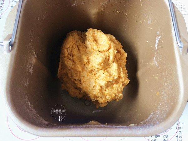 南瓜芋泥小方包