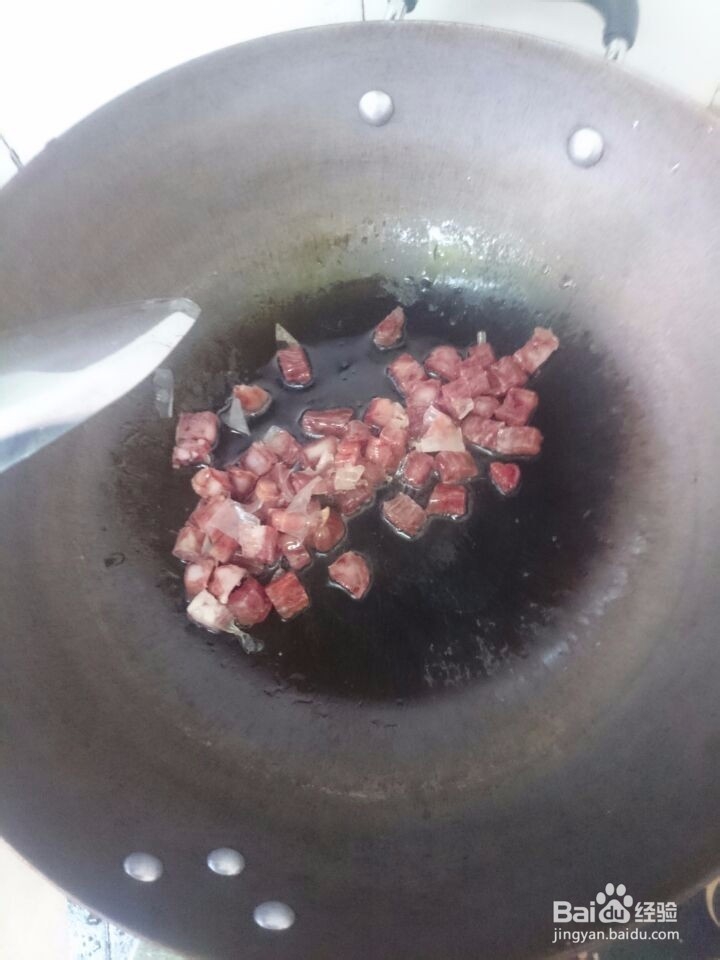 晚餐吃什么——豆角炒腊肠