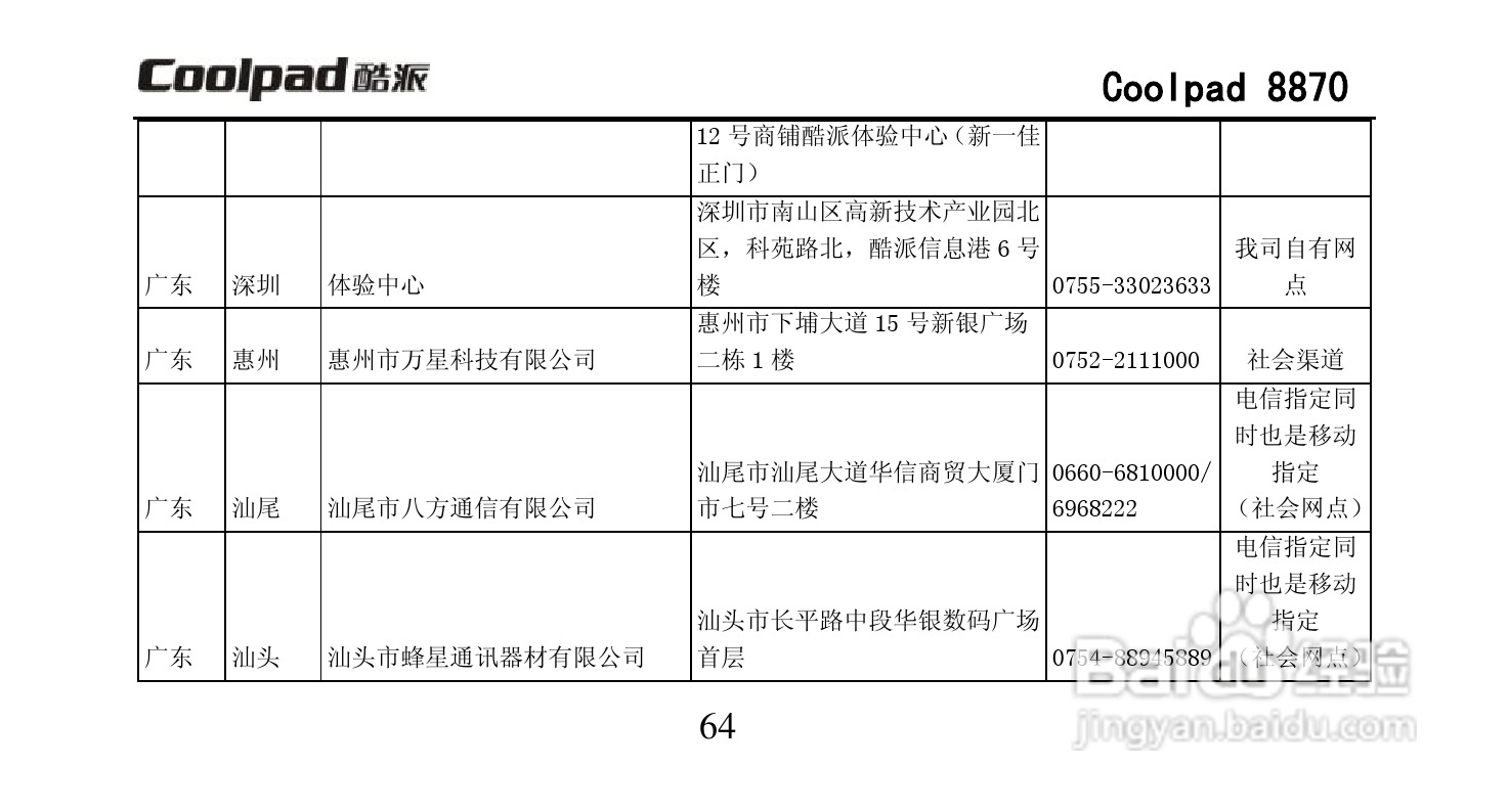 酷派Coolpad 8870手机说明书:[8]