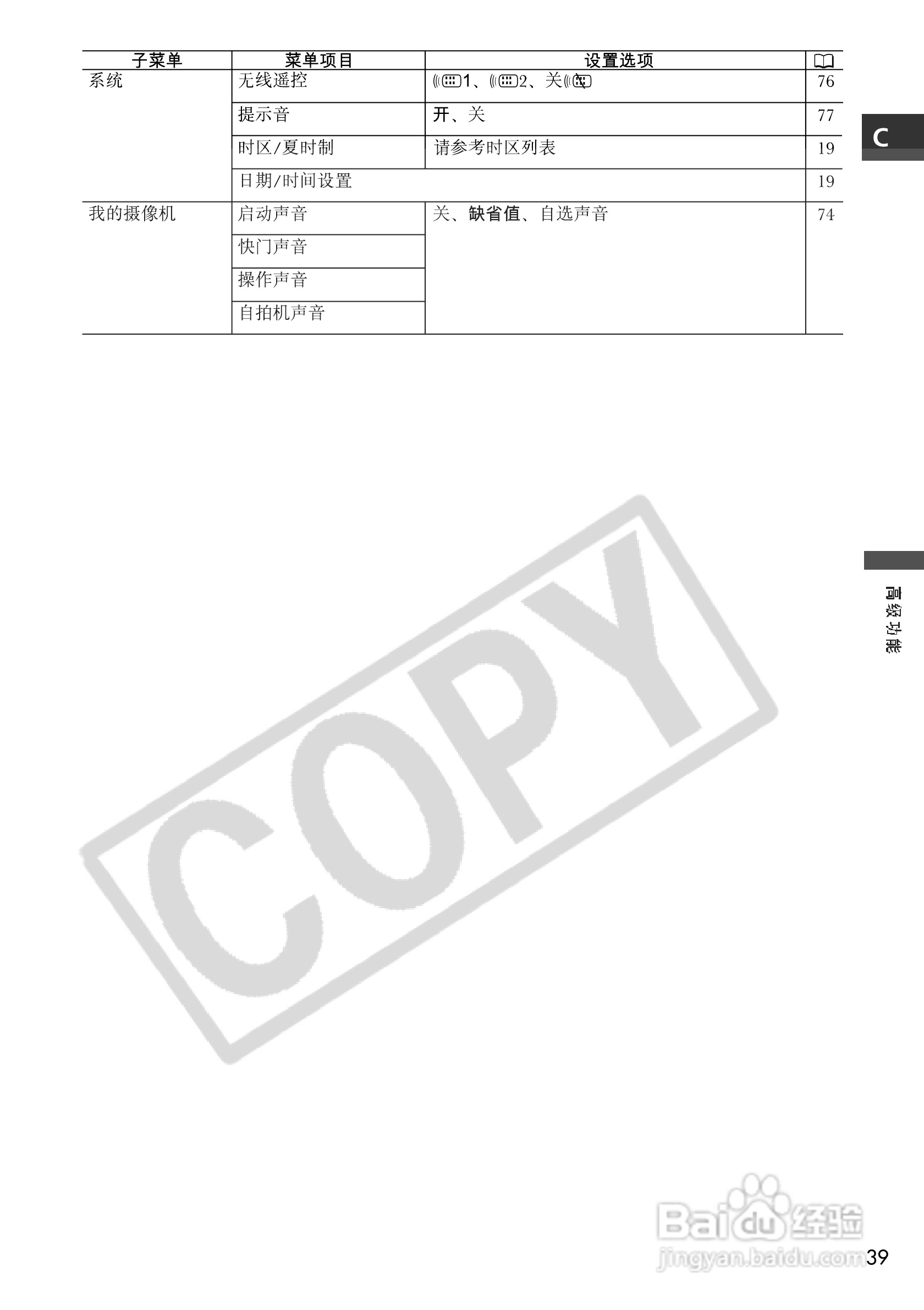 佳能MVX250i数码摄像机使用说明书:[4]