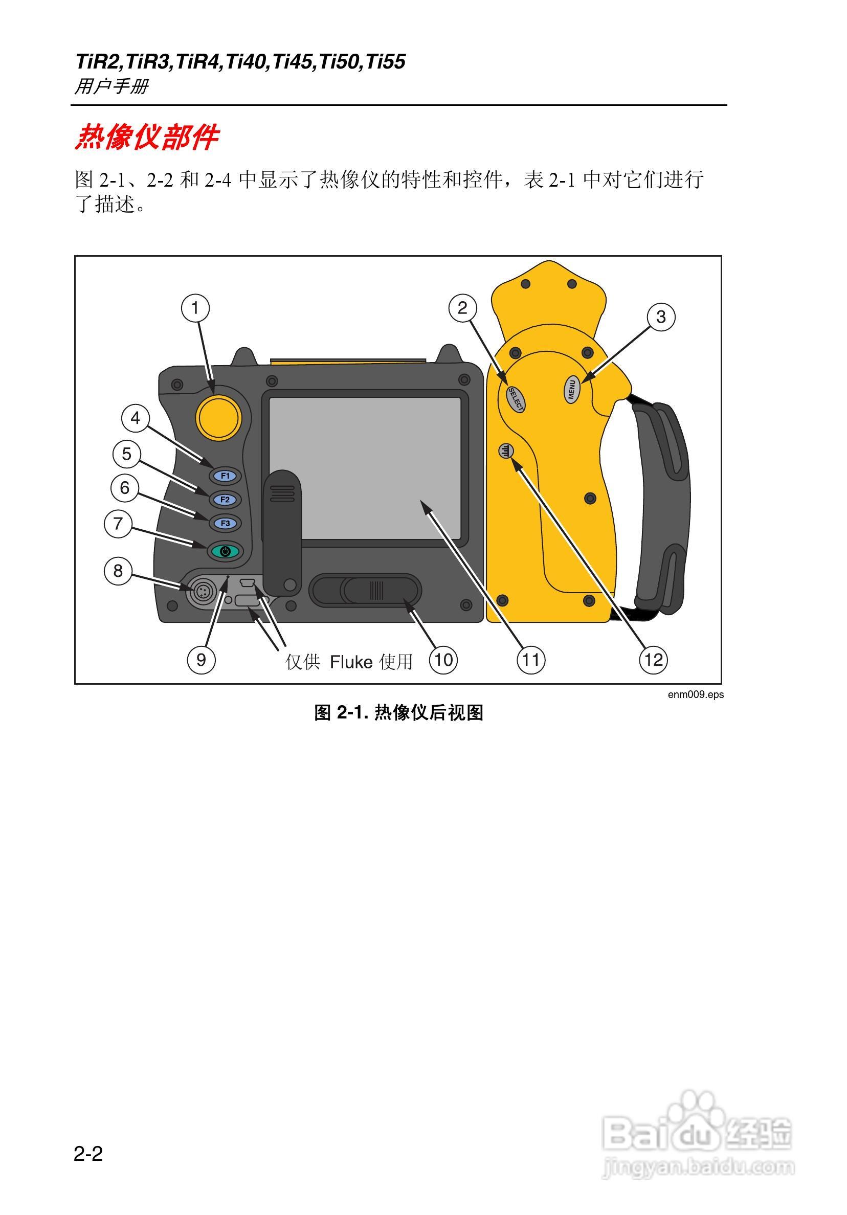 福禄克Fluke Ti50FT热成像仪使用说明书:[3]