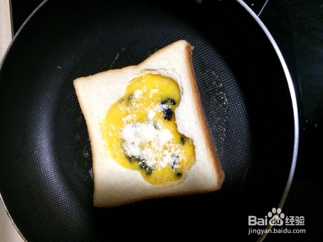 面包煎蛋的做法