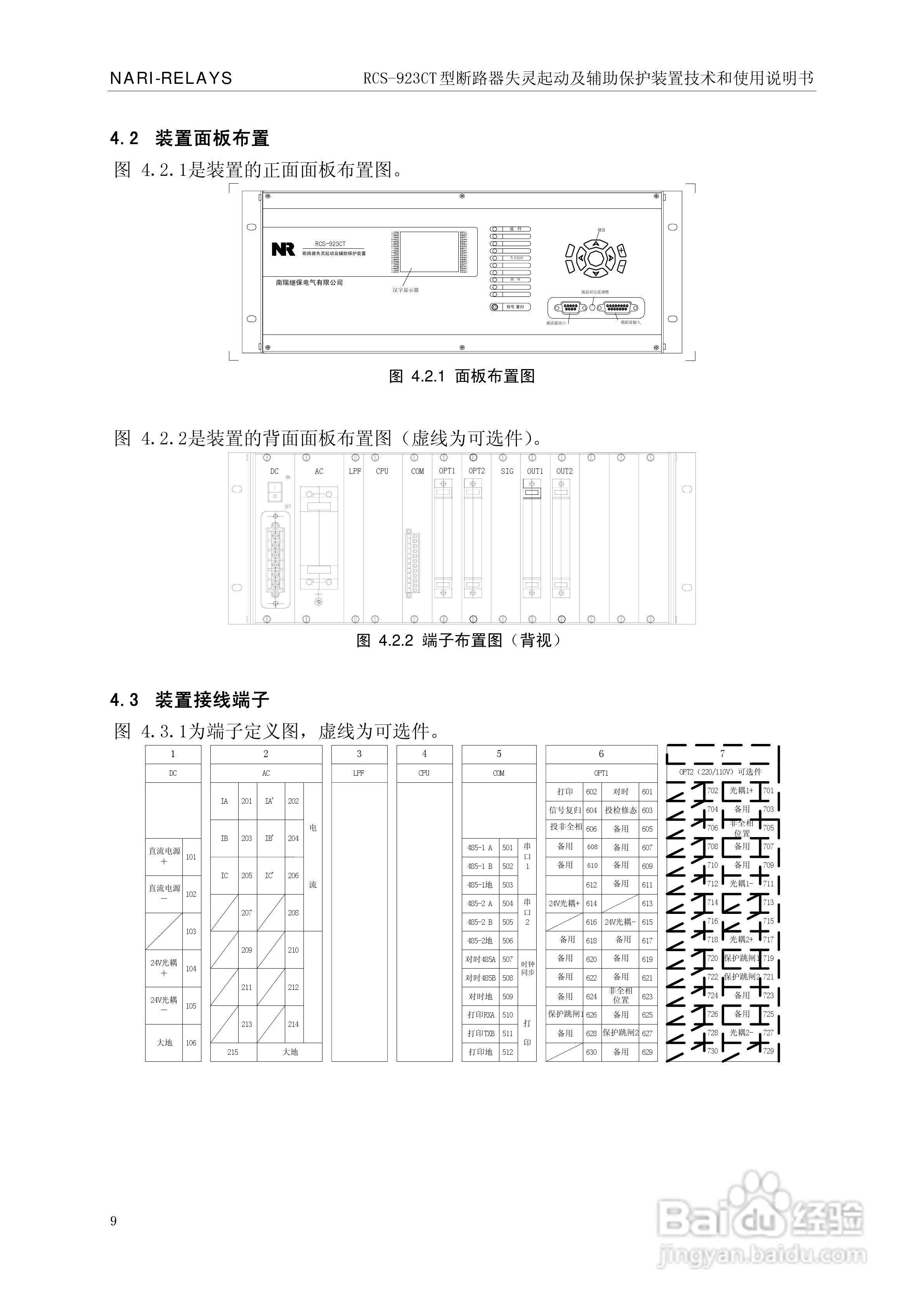RCS-921CT断路器失灵起动及辅助保护装置使用说明书:[2]