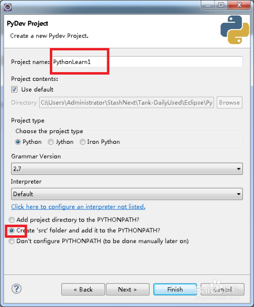 Windows下安装Eclipse python2.7 Pydev
