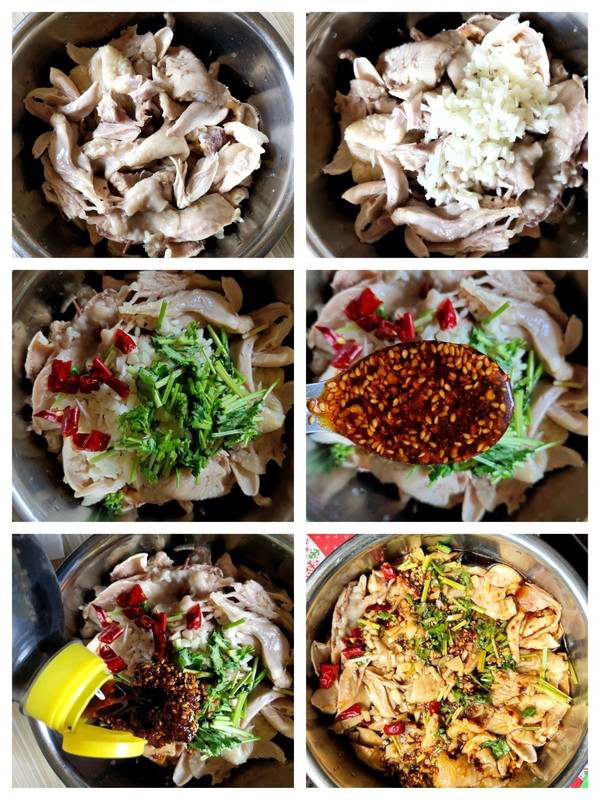 捞汁黑木耳拌鸡腿