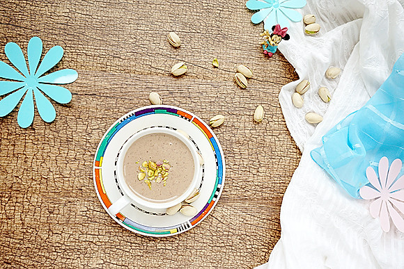 红枣开心果黑豆浆