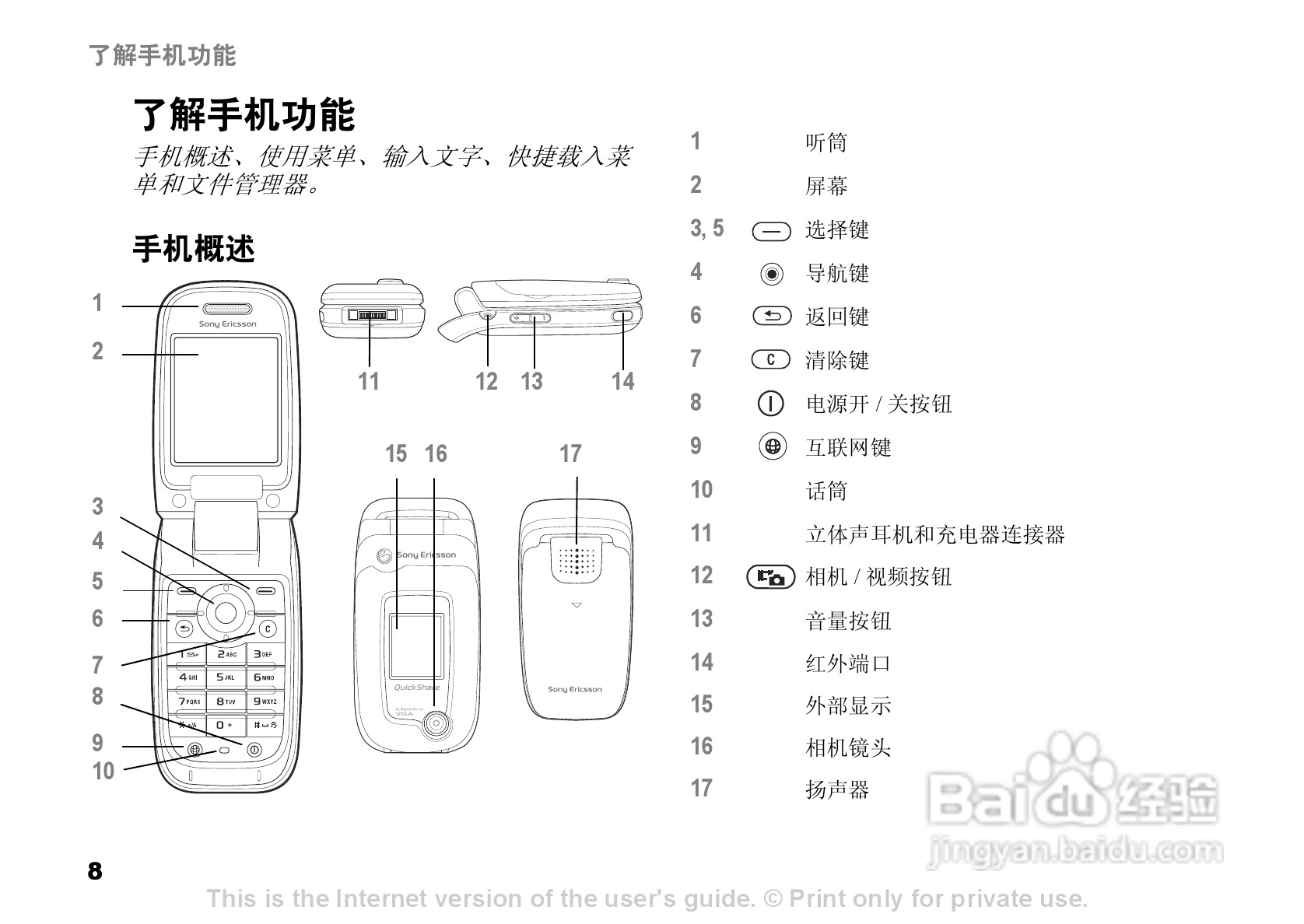 索尼爱立信Z520C手机使用说明书:[1]