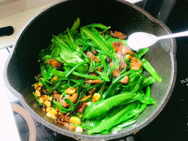 豆豉鲮鱼油麦菜