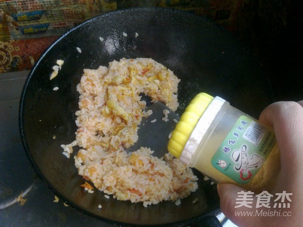 番茄蛋炒饭的做法