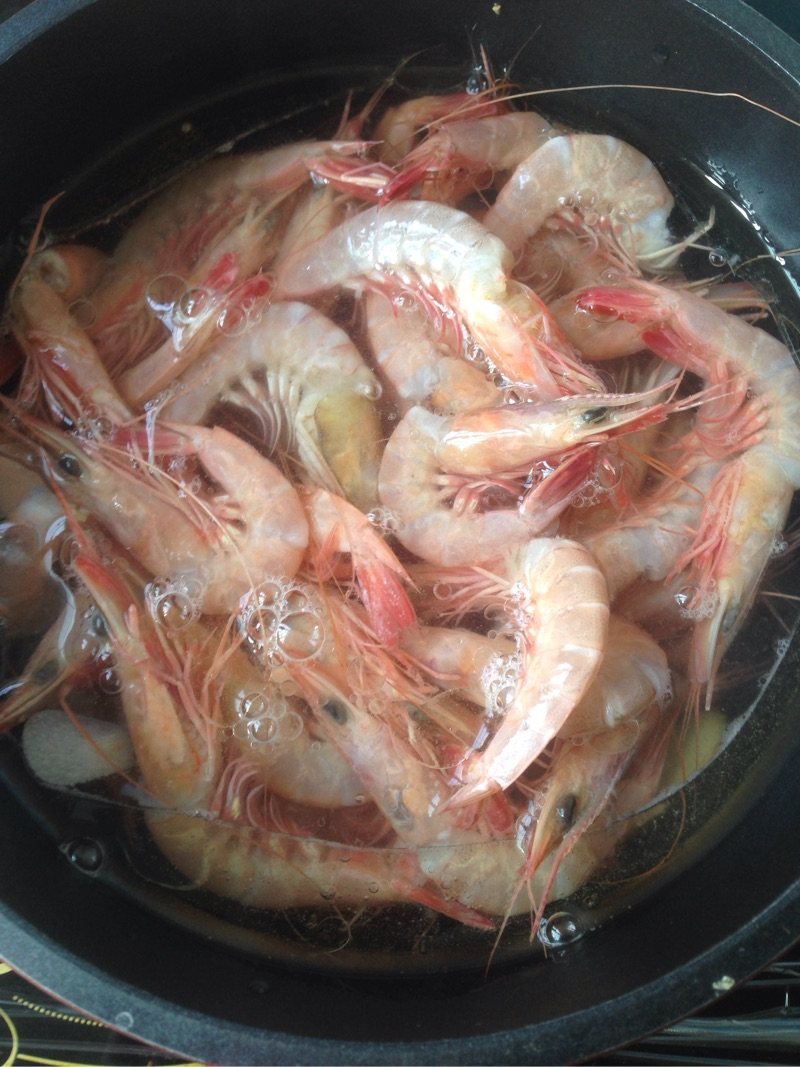 超美味的清煮野生虾，每一口都是满满的幸福！