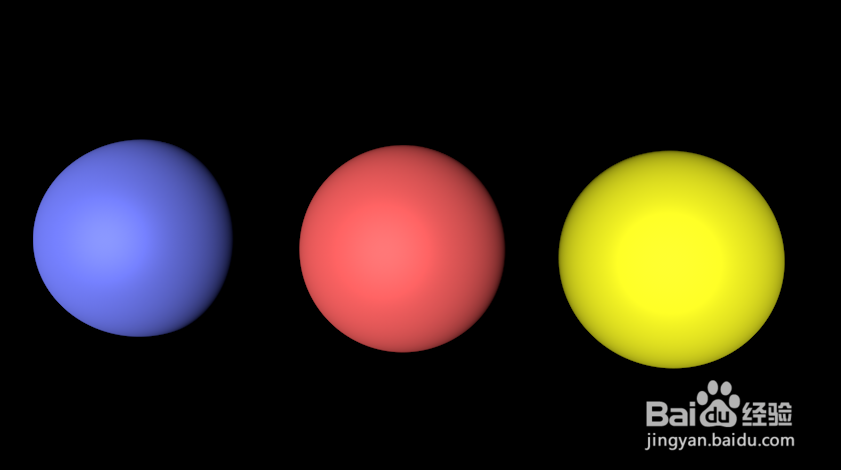 C4D如何使一个材质显示不同的颜色