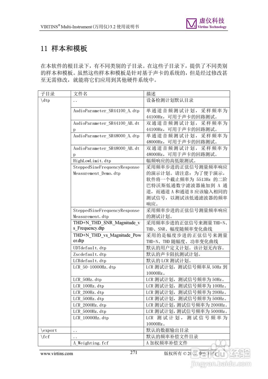 VIRTINS Multi-Instrument万用仪3.2版 使用说明书:[28]