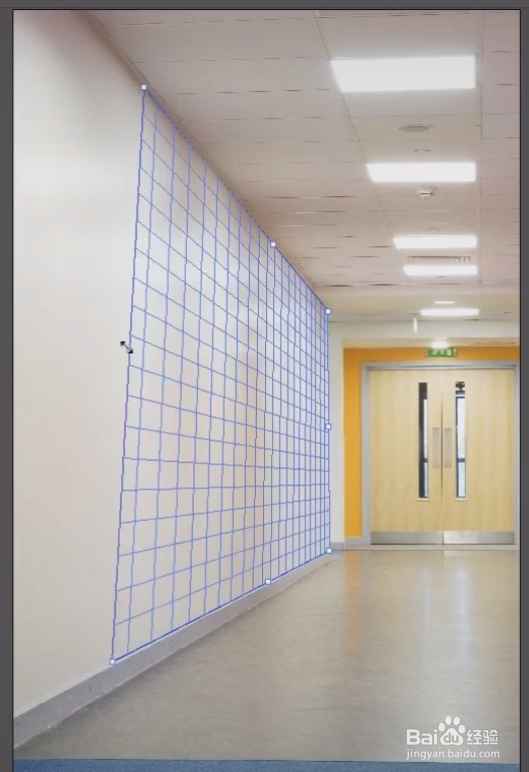 怎么用ps给空白墙添加图案？