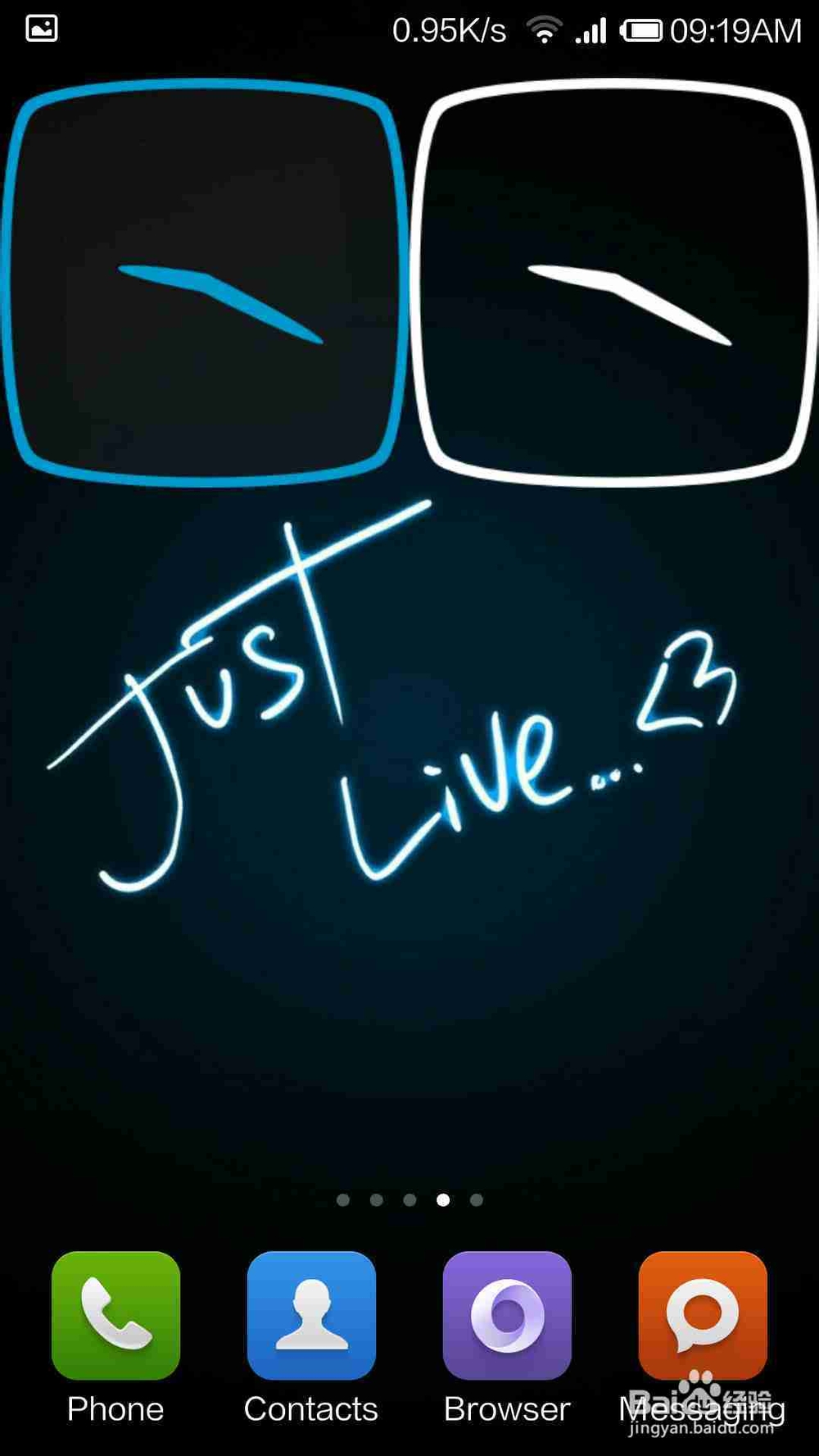 Minimal Clock漂亮小巧的安卓桌面美化小插件