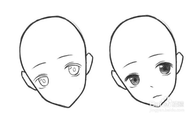 漫画人物头部不同角度绘画方法
