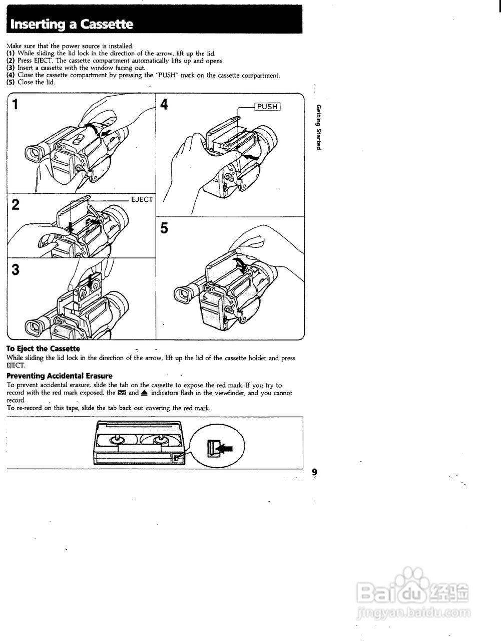 索尼CCD-FX240模似摄像机说明书:[1]