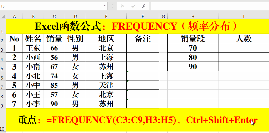Excel函数公式：实用函数公式